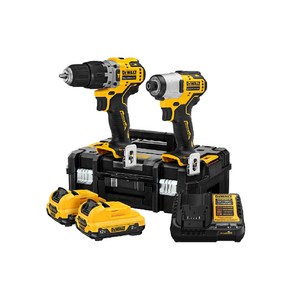 공구지기 디월트 12V 2.0Ah 콤보세트 (DCF801+DCD706) DCZ2111D2T, 1개