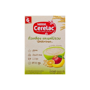 Nestle Ceelac Rice 네슬레 세렐락 유기농 이유식 6개월이상, 1개, 200g, 6m.+Mix Fuit