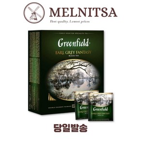 그린필드 홍차 얼그레이판타지 100pcs GREENFIELD BLACK TEA EARL GREY FANTASY 100pcs, 2g, 1개, 100개입