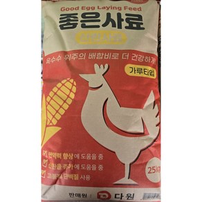 좋은사료25kg 산란초기 닭사료 옥수수70%, 1개, 25kg