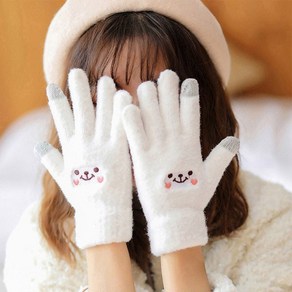 이로나 터치 겨울장갑 스마트폰 귀요미 털장갑 Touch Glove