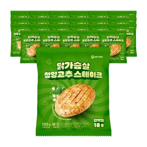 미트리 닭가슴살 스테이크 청양고추, 100g, 24개