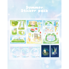 Summe sticke pack 여름 스티커팩, 1팩