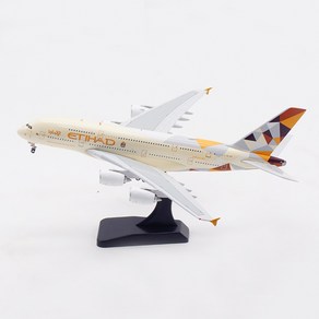 Aviation 에티하드항공 A380 A6-APA 1:400 비행기모형 다이캐스트, 비행기모형(단일제품), 1개