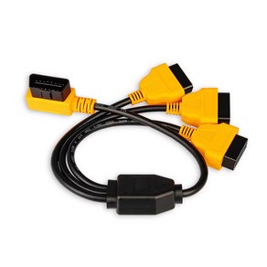 OBD2 3분배 케이블 연장 HUD 블랙박스 진단 자동차 스캐너 게이지 차량, NG340. OBD2 3분배 케이블, 1개