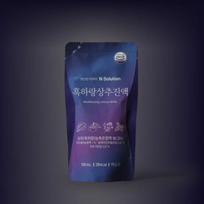 잠엔솔루션 상추진액 숙면 불면증에 좋은 흑하랑 치료제, 3박스, 100ml