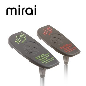 MIRAI 미라이 MP-0024 CNC 밀링 스컬 말렛형 34인치퍼터 몬스터골프, 색상 : 그린 34인치, S, 3도