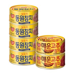 동원 살코기참치 100g x 4p + 매운고추참치 100g x 2p, 2세트