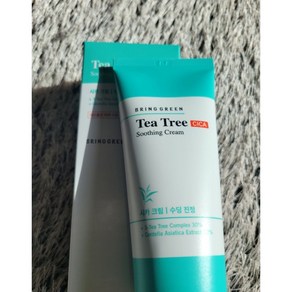 티트리 시카 수딩 크림 플러스 진정 예민 촉촉 수분 케어 BRINGGREEN, 1개, 100ml