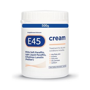 E45 더마톨로지컬 모이스처라이징 포 드라이 스킨 앤 이그제마 크림 500g, 1개