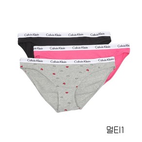 캘빈클라인 CK 여성 속옷 삼각팬티 QD3588 3PACK