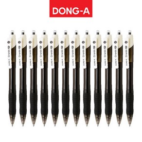 동아 크로닉스 DX 볼펜 1다스(12자루), 1개, 1.0mm-블랙(12P)