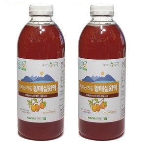 4년 숙성 지구마을 황매실청 매실원액 1L 1병