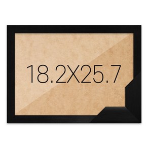 퍼즐액자 18.2x25.7 고급형 우드 블랙, 108개