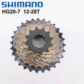 Shimano CS-HG20-7 카세트 HG20-7 자전거 7/21 속도 HG20 MTB 도로 접이식 자전거 플라이휠 12-28T 8/9 속도 20-7