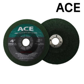 ACE 4인치 푸른돌 연마석 그라인더날 100mm 리지드 그라인딩 디스크, 1개