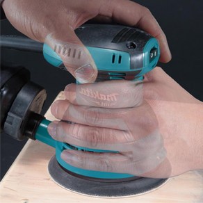 Makita 원형샌더 125mm 5인치 240W 12000opm DIY 난간 싱크대 바닥 전문가, 1개