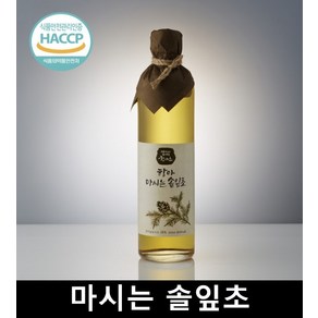 먹는식초 천연발효 마시는 식초 항아초 전통숙성 솔잎초 500ml, 1개