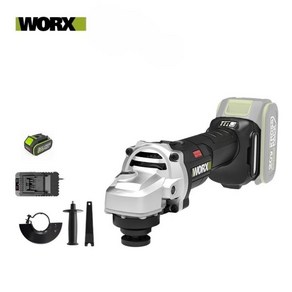 WORX 웍스 WU806 충전 4인치 무선 앵글그라인더 전동 연마 20V 배터리