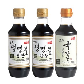 [신앙촌]간장 500mL 기획팩 1호, 1개, 1.5L, 1개