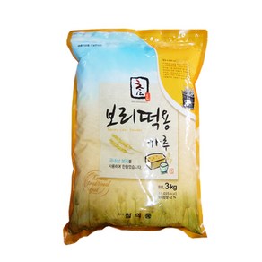 참식품 보리떡용가루 3kg, 3개