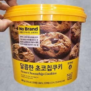 MEGA 메가 달콤한 초코칩쿠키 400g, 1개