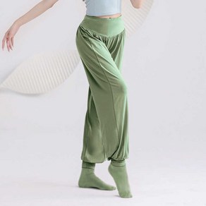 하렘 밴딩 팬츠 7부 알라딘 요가 편한 항아리 단색 바지 요가조거팬츠