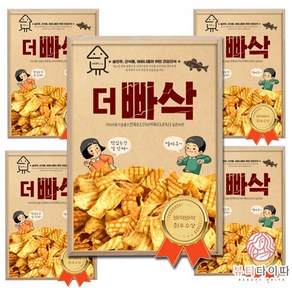 어포튀각 더빠삭 마른안주 맥주안주 간식 어포칩 60g x 5봉, 5개