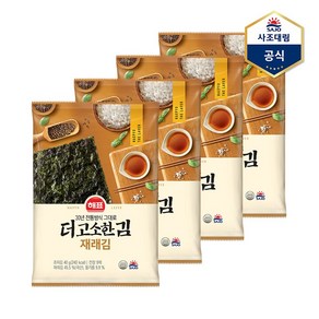 사조 대림 더 고소한 재래김 전장9매 X 4개 전장김 조미김