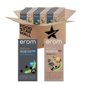 이롬 플러스 21곡+고칼슘 프로틴음료 황성주 검은콩 국산 두유, 32개, 190ml