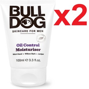 Bulldog 불독 오일 컨트롤 모이스처 로션 100ml Oil Contol Moistuise, 2개