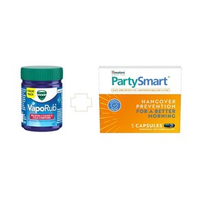 Vicks Vapoub Balm with Menthol Campho & Eucalyptus Oil 25 ML & Himalaya Paty Smat 5 Capsules