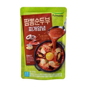 [풀무원] 짬뽕순두부찌개양념, 5개, 140g