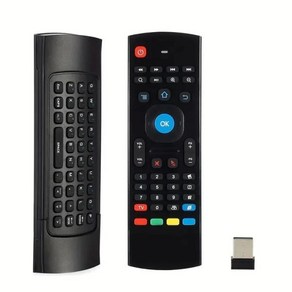 MX3 에어 마우스 USB 무선 키보드 스마트 교체 리모컨 24G RF 컨트롤러 음성 마이크 포함 안드로이드 TV 박스 PC용