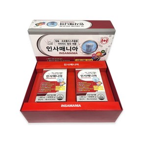 인사매니아 2개 세트 120정 프로폴리스/칼슘/비타민C함유