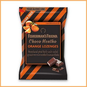 피셔맨 프랜드 영국 목캔디 CHOCO MENTHO ORANGE 맛 (무설탕), 5개, 25g