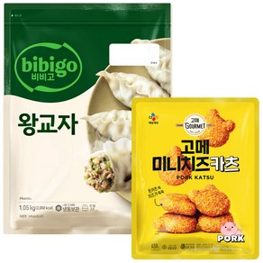 비비고 냉동 왕교자 1.05kg+고메 미니치즈카츠 450g, 1세트