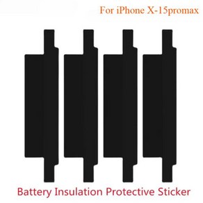 [호환]iPhone X XS Max XR 11 12 Mini 13 Po용 100개 배터리 절연 보호 스티커 테이프, 01 CHINA, 06 13PM 14Plus, 1개