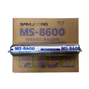 [삼중] MS-8600 변성 우레탄 소세지실리콘 1BOX(20EA), 회색, 20개