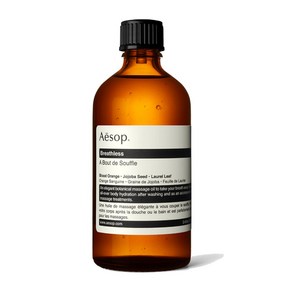 호주 이솝 에이솝 브레스리스 바디오일 100ml Aesop Beathless, 1개