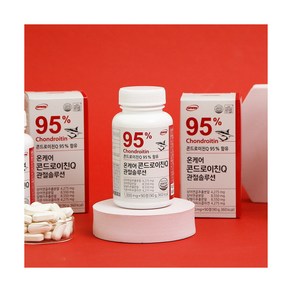 [온웨이] [총3개월분] 온케어 콘드로이친Q 관절 영양제 1 000mg x 90정 1세트, 60정, 90g, 1개