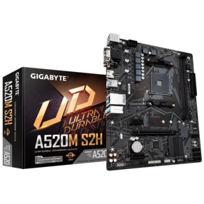 GIGABYTE 기가바이트 AMD라이젠 A520M S2H DDR4 D4 AM4 D-SUB DVI HDMI