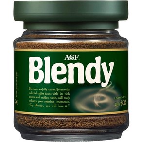 아지노모토AGF Blendy(R) 블렌디커피 병 80g 일본커피 일본커피원두 일본인스턴트커피, 1개, 1개입