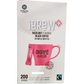 [자이언트 펭] 공정무역 펭수X아이브루 플러스 헤이즐넛 블랙커피, 1g, 200개입, 1개, 1g