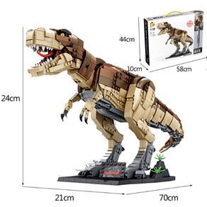 대형 공룡 쥬라기 월드 호환 블럭 PANLOS (당일배송), 티라노사우르스, 1개