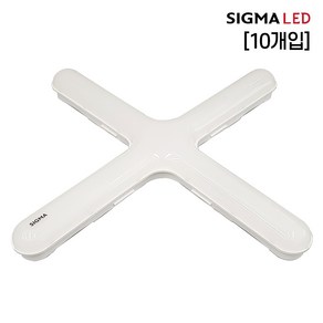 10개 한박스 시그마 LED 60W 십자등기구 주광색