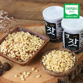 [산지직송] 가평 햇 잣 (황잣백잣) 캔 140g, 황잣 140g, 1개