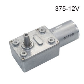 Jgy370 6V/12v24V 샤프트 2rpm ~ 375rpm 높은 토크 속도 감속기가있는 금속 모터