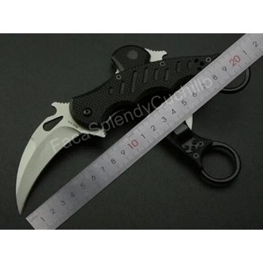 카람빗 정글도 캠핑나이프 Karambit 690 포켓 접이식 클로 나이프 G10 핸들 훈련 고정 블레이드 캠핑 사냥 생존 도구