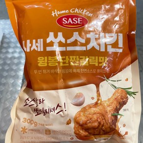 사세 쏘스치킨 윙봉 단짠갈릭맛, 300g, 1개